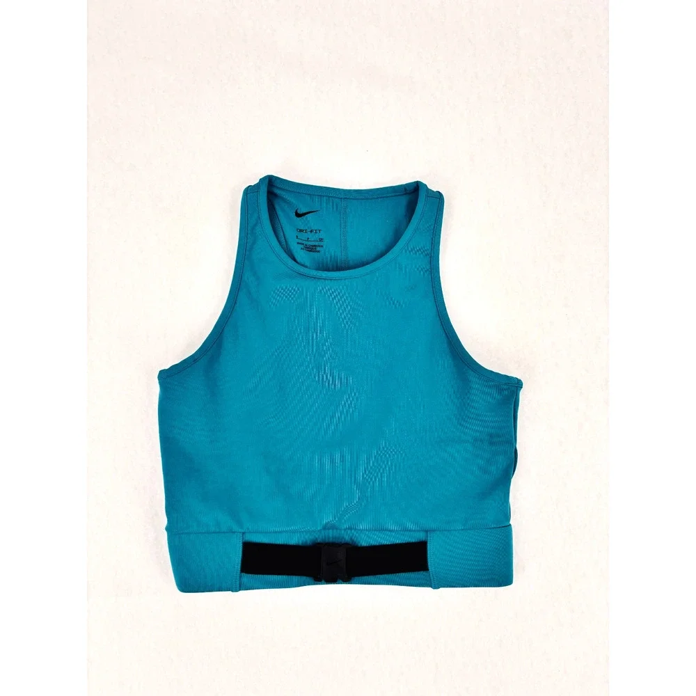 Nike Top Bra Women’s Dri-FIT Buckle Cropped Training Tank‎ Size Small